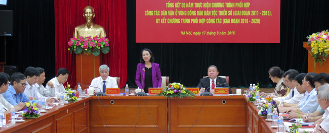 Nâng cao hiệu quả tham mưu về công tác dân vận và triển khai thực hiện các chính sách dân tộc