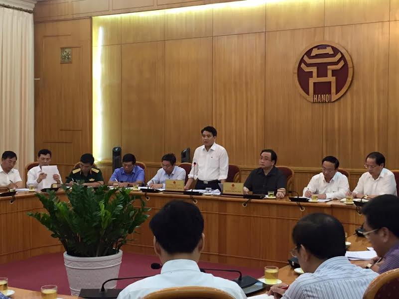 Hà Nội họp khẩn cấp chỉ đạo công tác phòng chống lụt, bão