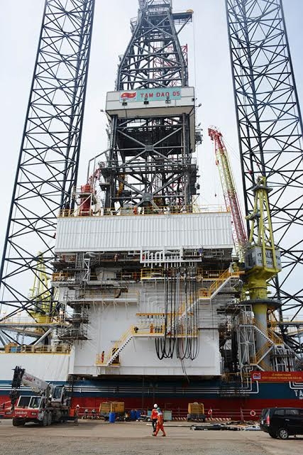 Giàn khoan tự nâng Tam Đảo 05 (thuộc Công ty Cổ phần Chế tạo Giàn khoan Dầu khí (PV Shipyard), giàn khoan hiện đại nhất hiện nay, được thiết kế và chế tạo có tính năng kỹ thuật ưu việt, khẳng định bước tiến vượt bậc, niềm tự hào của ngành Dầu khí Việt Nam vừa được bàn giao ngày 12-8-2016.