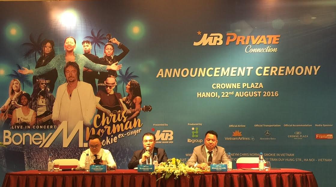 Ban nhạc Boney M và Smokie sắp biểu diễn Việt Nam