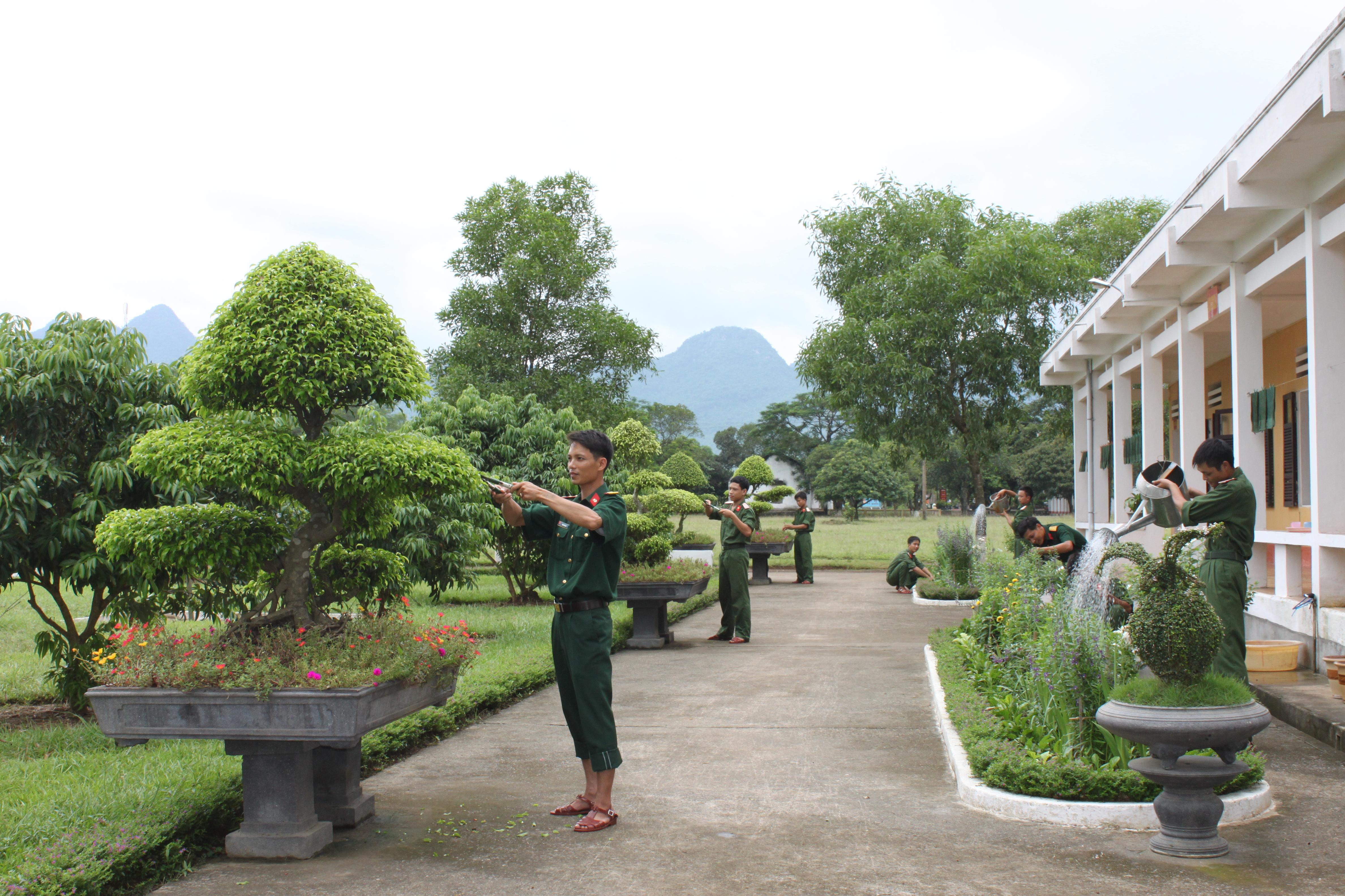 Xanh, sạch, đẹp ở Lữ đoàn 299 