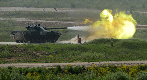 Nga trang bị đạn tên lửa mới trên xe pháo chống tăng tự hành Sprut-SDM1