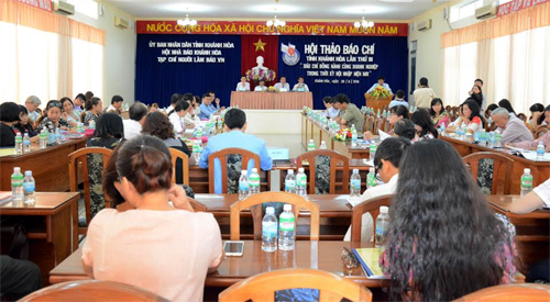 Hội thảo báo chí đồng hành cùng doanh nghiệp