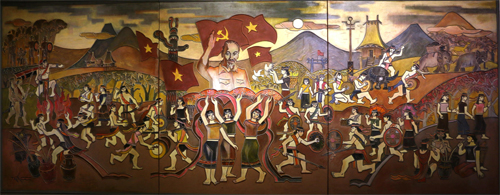 Hình ảnh cờ đỏ sao vàng trong thơ Bác trước 1945
