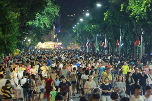 Doanh thu từ khách du lịch đến Hà Nội đạt trên 500 tỷ đồng dịp nghỉ Quốc khánh 2-9
