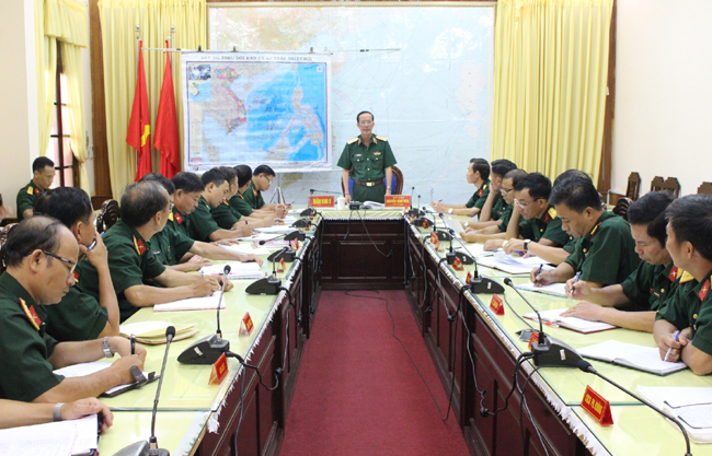 Quân khu 5 chủ động ứng phó với áp thấp nhiệt đới