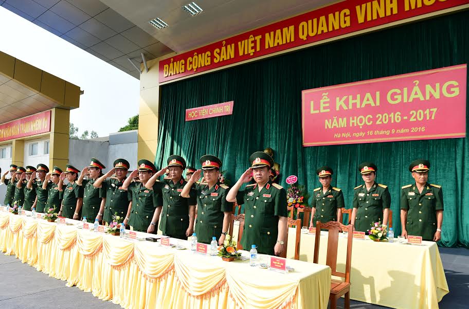 Các học viện, nhà trường quân đội khai giảng năm học 2016-2017
