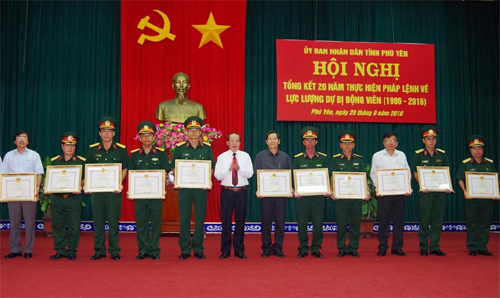 Tổng kết 20 năm thực hiện Pháp lệnh về lực lượng dự bị động viên