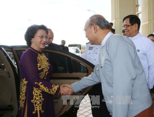Tăng cường hợp tác giữa hai Quốc hội Mi-an-ma và Việt Nam