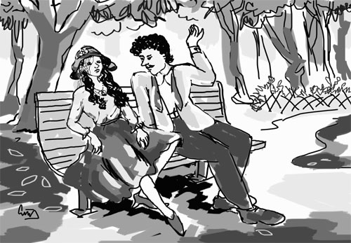 Ngài Bá tước và vị khách mời đám cưới
