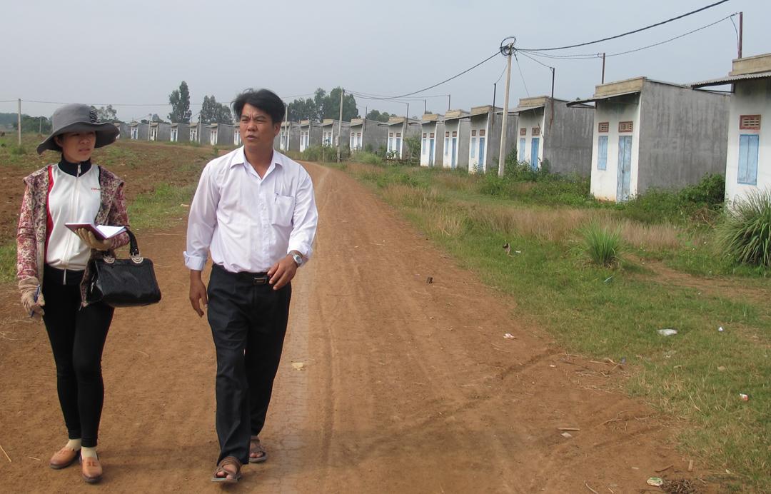 Khu tái định cư bỏ hoang…
