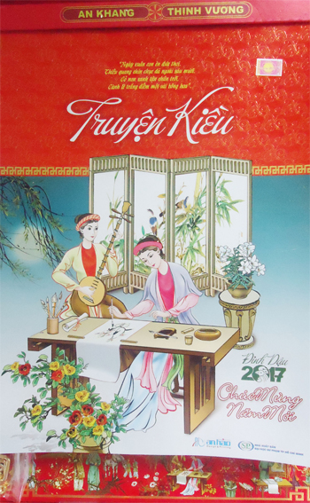 Lần đầu tiên giới thiệu bộ lịch Xuân Truyện Kiều