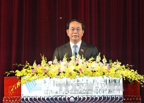 Bài phát biểu của Chủ tịch nước Trần Đại Quang tại Lễ Khai khóa - 2016 Đại học Quốc gia Thành phố Hồ Chí Minh