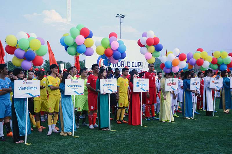 Khai mạc VCK giải bóng đá “Viettel World Cup 2016”