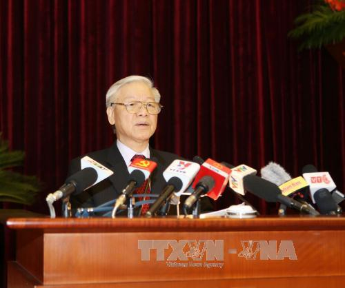 Phát biểu của Tổng Bí thư Nguyễn Phú Trọng khai mạc Hội nghị lần thứ tư BCH Trung ương Đảng khóa XII