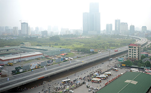 Hà Nội xây dựng đường trên cao đoạn cầu Vĩnh Tuy - Ngã Tư Sở