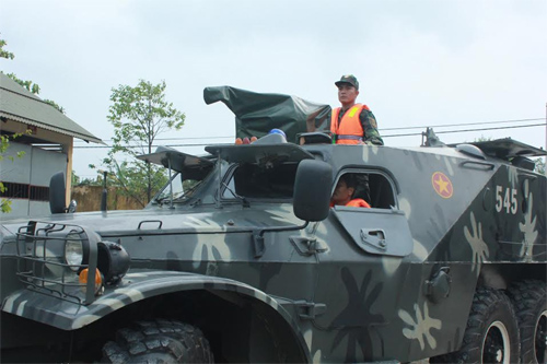 Bộ CHQS tỉnh Thừa Thiên - Huế sẵn sàng cho công tác phòng, chống bão lụt