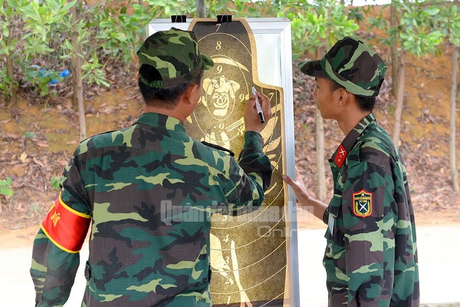 Tính thành tích của VĐV sau mỗi loạt bắn.