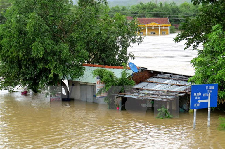 7 người mất tích do mưa lũ tại Phú Yên