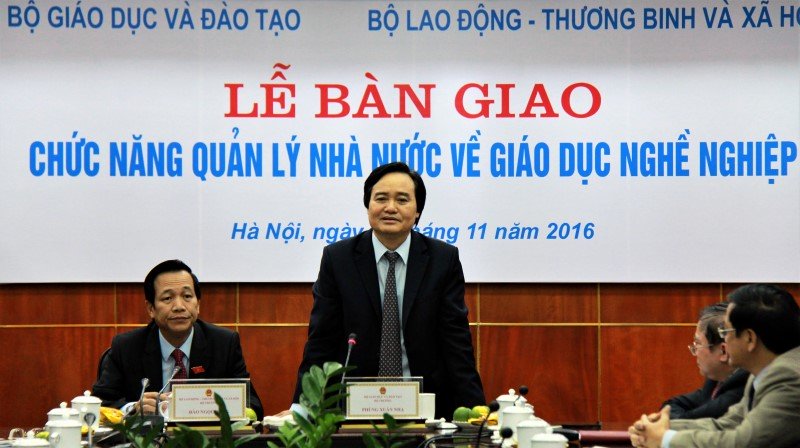 Chính thức giao chức năng quản lý nhà nước về giáo dục nghề nghiệp cho Bộ Lao động - Thương binh và Xã hội