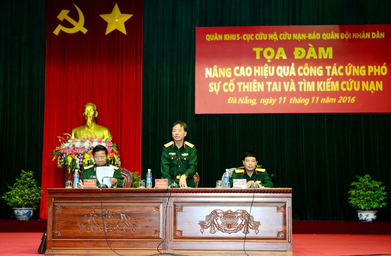 Tọa đàm “Nâng cao hiệu quả công tác ứng phó sự cố, thiên tai và tìm kiếm cứu nạn”
