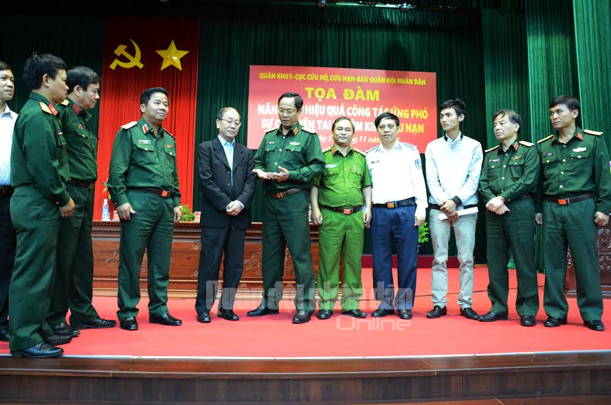 Tọa đàm “Nâng cao hiệu quả công tác ứng phó sự cố, thiên tai và tìm kiếm cứu nạn”:  
Chia sẻ nhiều kinh nghiệm và giải pháp thiết thực, hiệu quả
