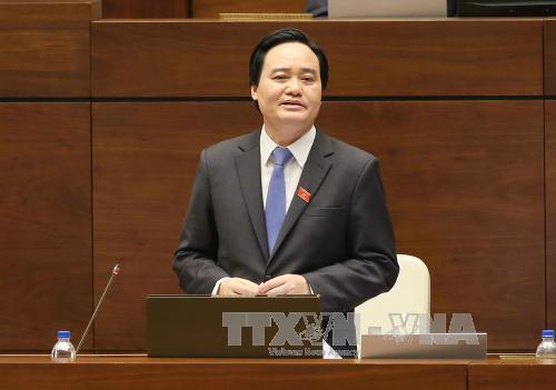 Chất vấn các nhóm vấn đề quan trọng của ngành giáo dục