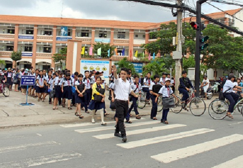 Mô hình cổng trường an toàn