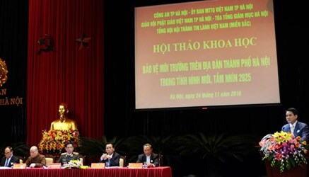 Hội thảo về bảo vệ môi trường trên địa bàn TP Hà Nội
