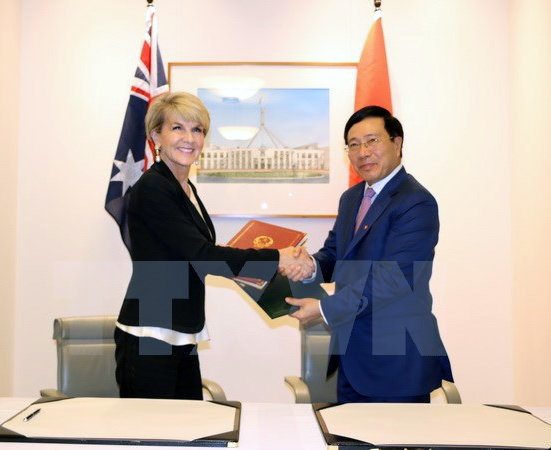 Việt Nam - Ô-xtrây-li-a củng cố quan hệ hữu nghị trên nhiều lĩnh vực
