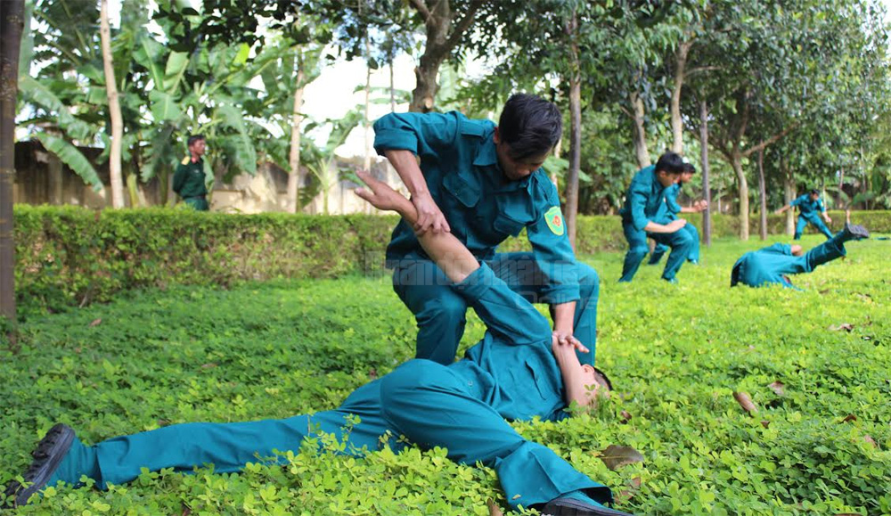 Đắk Lắk: Hội thao Tiểu đội dân quân Thường trực
