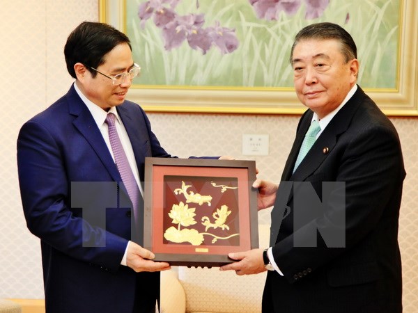 Lãnh đạo Quốc hội Nhật Bản tiếp đồng chí Phạm Minh Chính