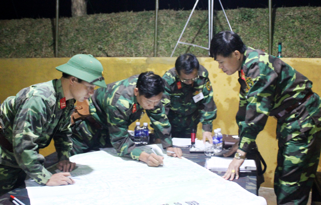 Xử lý tình huống trên bản đồ.