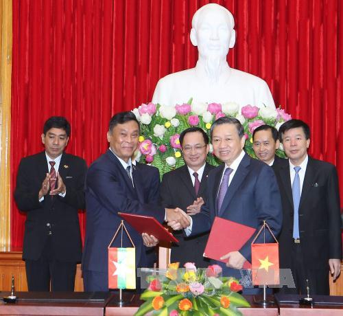 Tăng cường hợp tác an ninh giữa Việt Nam và Myanmar 

