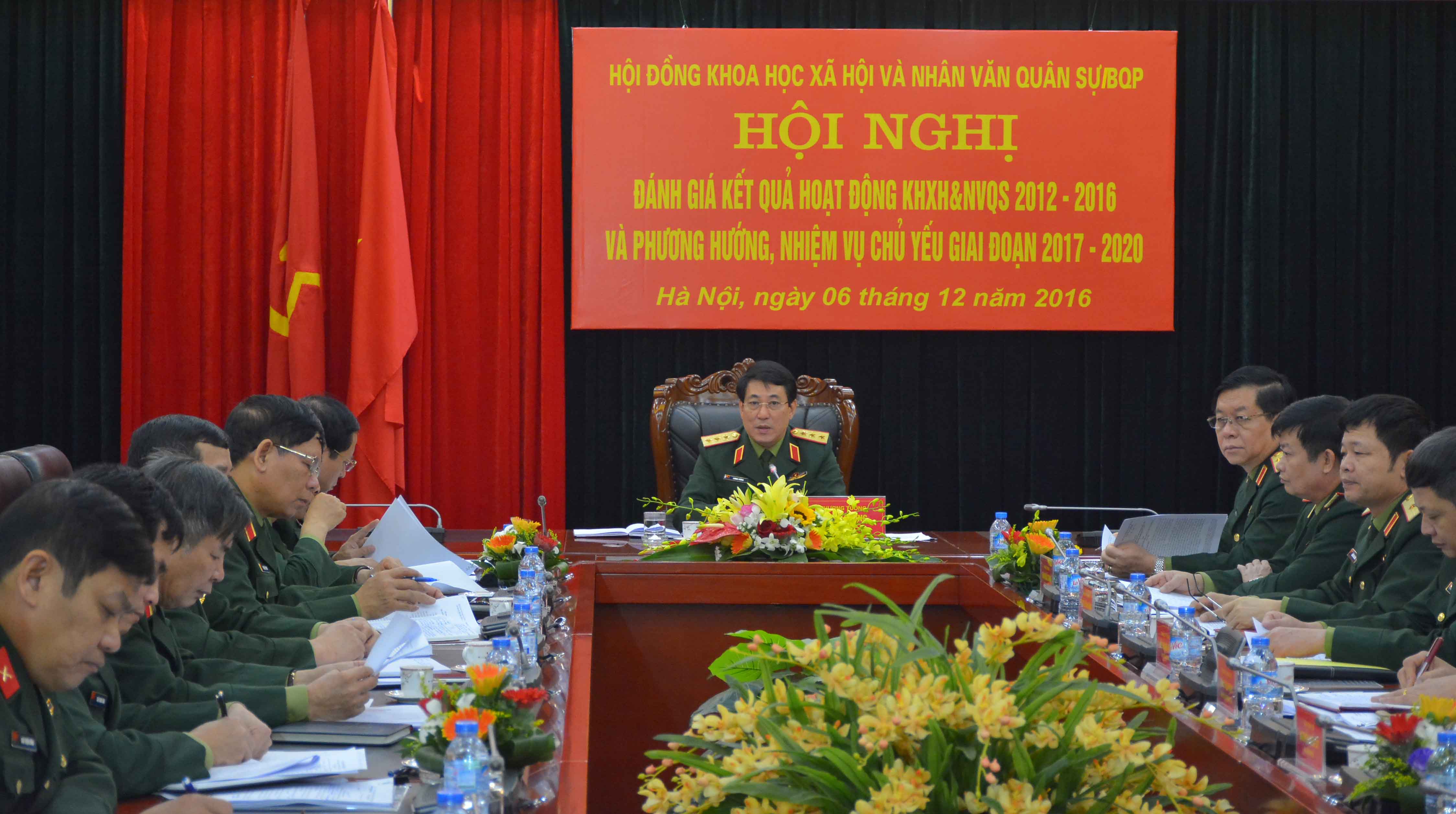 Triển khai nhiệm vụ hoạt động khoa học xã hội và nhân văn quân sự giai đoạn 2017-2020