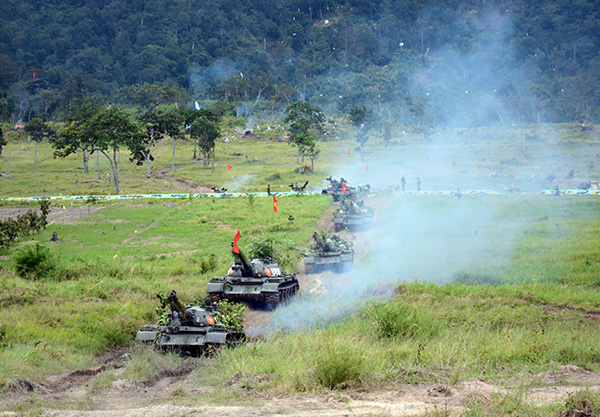 Quân đoàn 3 diễn tập phối hợp hiệp đồng quân binh chủng năm 2016
