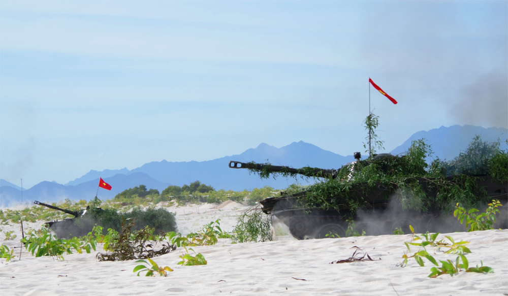 Diễn tập sát yêu cầu phòng thủ, bảo vệ địa phương
