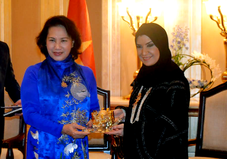 Chủ tịch Quốc hội Nguyễn Thị Kim Ngân hội kiến Chủ tịch Quốc hội UAE
