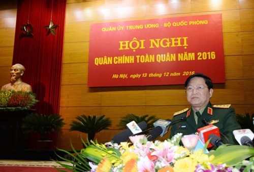 Khai mạc Hội nghị Quân chính toàn quân năm 2016
