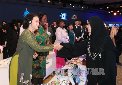 Hội nghị các nữ Chủ tịch QH thế giới ra Tuyên bố Abu Dhabi 