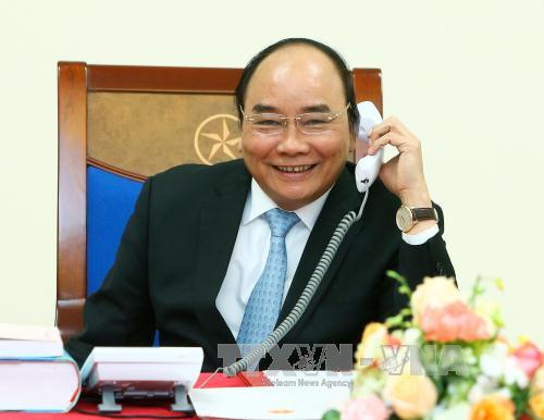 Thủ tướng Nguyễn Xuân Phúc điện đàm với Tổng thống đắc cử Hoa Kỳ