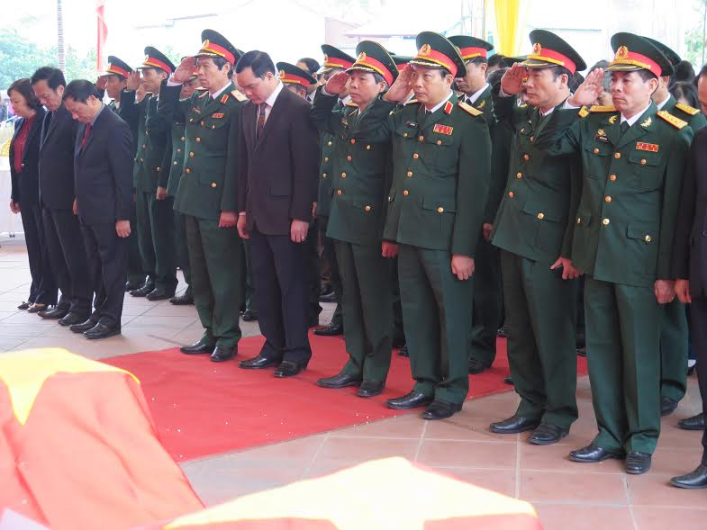 Hà Nam: Tổ chức truy điệu và an táng hài cốt các liệt sĩ hy sinh tại Núi Chùa