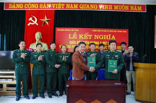 Kết nghĩa hậu phương biên giới