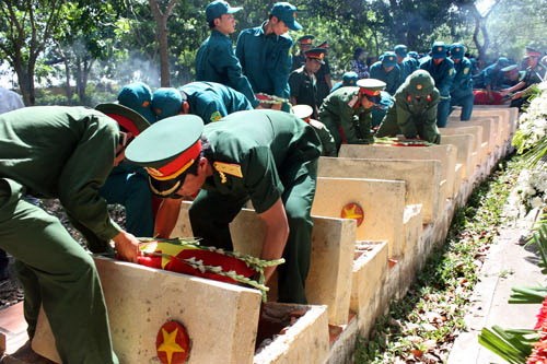 Mong có thêm thông tin tìm phần mộ liệt sĩ Cao Đăng Dụng