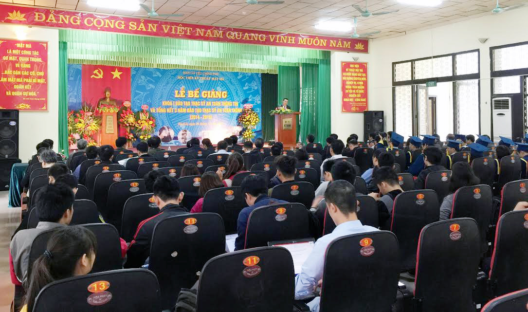Học viện Kỹ thuật Mật mã bế giảng khóa 1 đào tạo Thạc sĩ An toàn thông tin