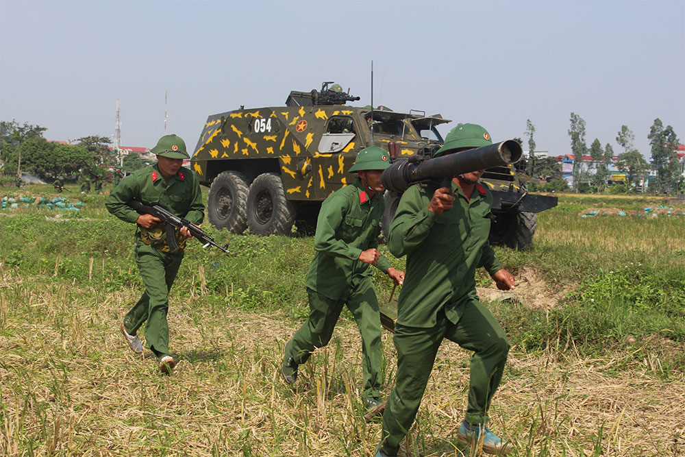 Tạo chuyển biến qua diễn tập 
