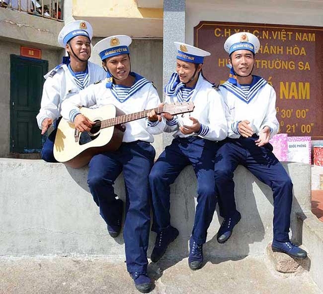 Chiến sĩ đảo Đá Nam.