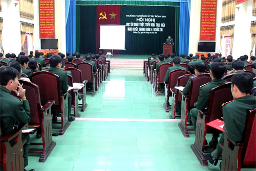 Triển khai thực hiện Nghị quyết Hội nghị Trung ương 4 (Khóa XII)