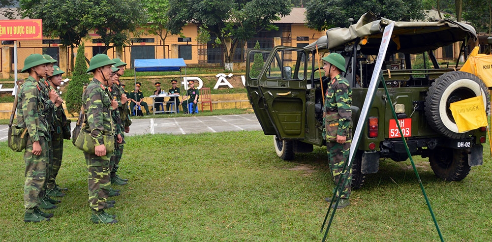 Giao nhiệm vụ trước khi bước vào huấn luyện.