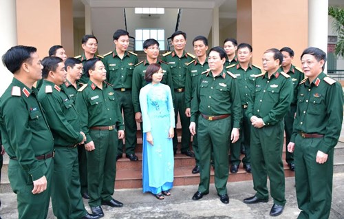 Thượng tướng Lương Cường thăm, chúc Tết Đoàn An ninh 3